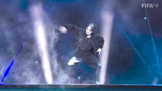 Jung Kook from BTS performs 'Dreamers' at FIFA World Cup opening ceremony