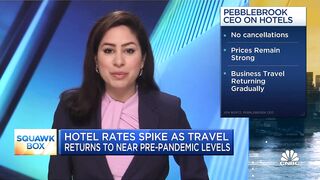 Hotel rates spike as travel returns to near pre-pandemic levels