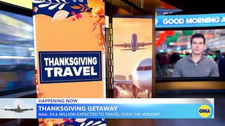 2022 Thanksgiving travel to near pre-pandemic levels l GMA