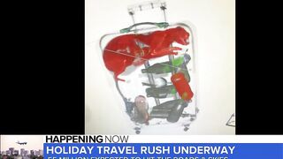 Holiday travel rush underway