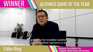 Golden Joystick Awards 2022 | Ultimate Game Of The Year - Elden Ring