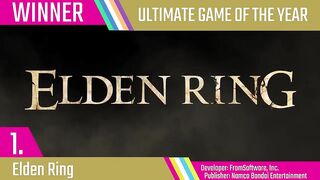 Golden Joystick Awards 2022 | Ultimate Game Of The Year - Elden Ring