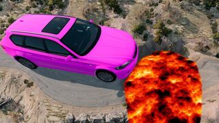 Lava vs Cars: Which is faster – BeamNG Drive Compilation ✅ BeamNG Watafak