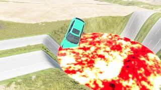 Lava vs Cars: Which is faster – BeamNG Drive Compilation ✅ BeamNG Watafak