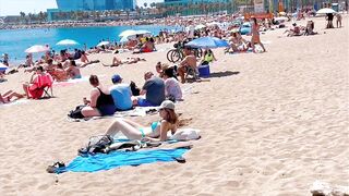 Beach Sant Sebastia ????????Barcelona beach walk