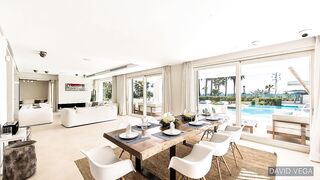 UNIQUE! Modern Frontline BEACH Villa【14.500.000€】Golden Mile Marbella