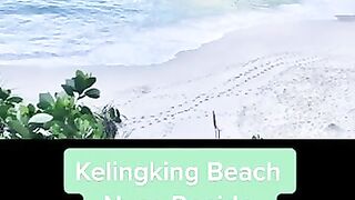 Kelingking Beach Nusa Penida Island Bali Indonesia beach climb down