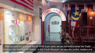 Muzium Belia & Balai Seni Lukis Melaka, Bandaraya Melaka || Travel Vlog || Eng Sub