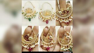 letest gold nathiya design // bridal nathiya design // nose ring new models ????????????