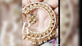 letest gold nathiya design // bridal nathiya design // nose ring new models ????????????