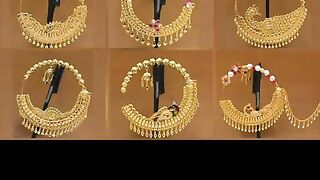 letest gold nathiya design // bridal nathiya design // nose ring new models ????????????