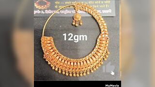 letest gold nathiya design // bridal nathiya design // nose ring new models ????????????