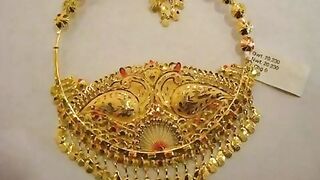 letest gold nathiya design // bridal nathiya design // nose ring new models ????????????