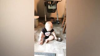 Funny Moments When Baby Playing With Water || Kudo Baby