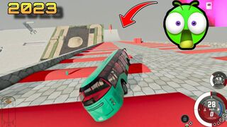 REAL BIGGEST RAMP STUNT BUS ???????? — MEGA RAMP BUS 2023 | NEW BUS GAMES | 2023 NEW FREE