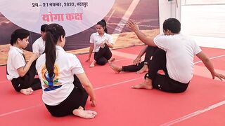 aarogy mela bharatpur ....yoga program