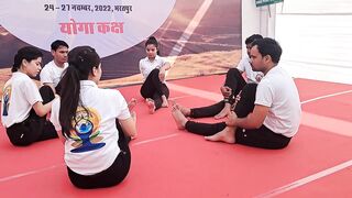 aarogy mela bharatpur ....yoga program