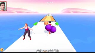 Twerk Race 3d Running Gameplay Frist Time On Android Phone ????????????????