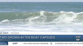 Two drown when panga boat capsizes off Imperial Beach