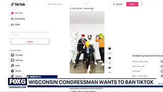 Wisconsin congressman warns of TikTok; calls for ban | FOX6 News Milwaukee