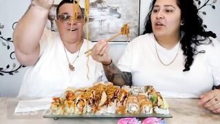 Mukbang Cringe Compilation | Mukbangers eating like they haven't seen food in decades