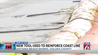 New tool used to reinforce coastline at Daytona Beach Shores