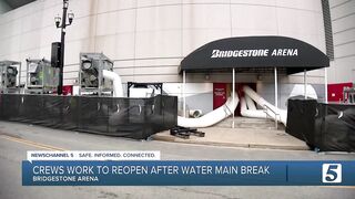 Water main break floods hockey arena, cancels 2 games already