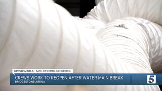 Water main break floods hockey arena, cancels 2 games already