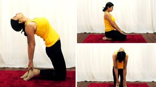 Yoga Class in Hindi 9-Ustrasana Camel Pose | Yoga For Weight Loss Hindi | Yoga Video For Beginners