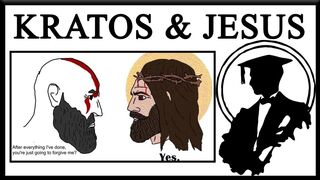 Kratos & Jesus Is Canon