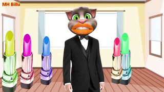 lipstick 6 colours talking tom funny comedy video | lipstic wali billi | billi mekeup video || Ep-20