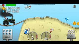 Playing with tractor | Hill climb racing | #games #hillclimbracing