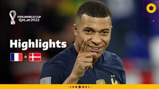 Mbappe grabs a double | France v Denmark | FIFA World Cup Qatar 2022