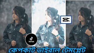 Capcut New Template || Tiktok Trend template || Bangla Tutorial