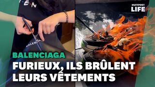 Balenciaga : sur TikTok, ils mettent le feu aux vêtements de la marque