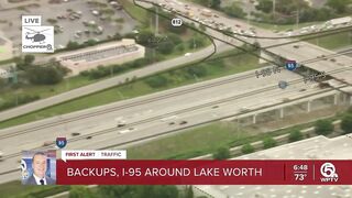 Fatal crash closes Interstate 95 northbound in Lake Worth Beach