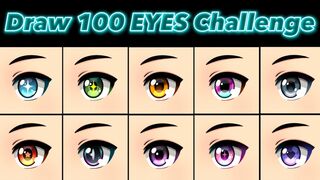 ????How to Draw Anime Eyes Easy Step by Step ???? Part 1-10 #animeart #drawing #chibi