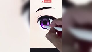 ????How to Draw Anime Eyes Easy Step by Step ???? Part 1-10 #animeart #drawing #chibi