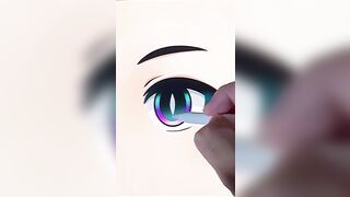 ????How to Draw Anime Eyes Easy Step by Step ???? Part 1-10 #animeart #drawing #chibi