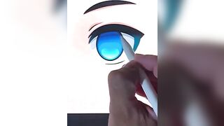 ????How to Draw Anime Eyes Easy Step by Step ???? Part 1-10 #animeart #drawing #chibi