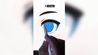 ????How to Draw Anime Eyes Easy Step by Step ???? Part 1-10 #animeart #drawing #chibi