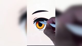 ????How to Draw Anime Eyes Easy Step by Step ???? Part 1-10 #animeart #drawing #chibi