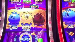 $15 BET MASSIVE WIN RICH LITTLE PIGGIES JACKPOT FREE GAMES - ROYAL CARIBBEAN SYMPHONY OF THE SEAS