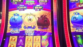 $15 BET MASSIVE WIN RICH LITTLE PIGGIES JACKPOT FREE GAMES - ROYAL CARIBBEAN SYMPHONY OF THE SEAS