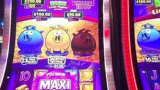 $15 BET MASSIVE WIN RICH LITTLE PIGGIES JACKPOT FREE GAMES - ROYAL CARIBBEAN SYMPHONY OF THE SEAS