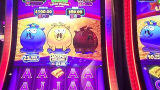 $15 BET MASSIVE WIN RICH LITTLE PIGGIES JACKPOT FREE GAMES - ROYAL CARIBBEAN SYMPHONY OF THE SEAS