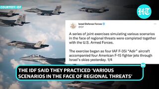 Israel, U.S scare Iran with war games; F-35 fighter jets simulate attack on Tehran | Watch