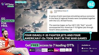 Israel, U.S scare Iran with war games; F-35 fighter jets simulate attack on Tehran | Watch