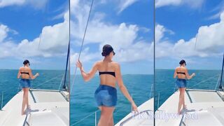 Nora Fatehi seen Enjoying in Bikini With Boyfriend On A Mauritius Beach