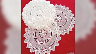 Wonderful‼️Crochet tablecloth runner models✔Tığ işi dantel modelleri